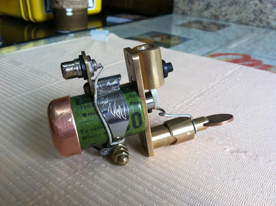 Custom RCA and guide on my brass rotaryworks