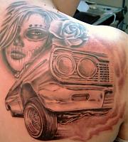 Day of the dead chick with impala