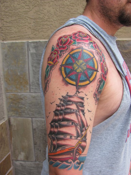 Compass Rose Ship Cover Up