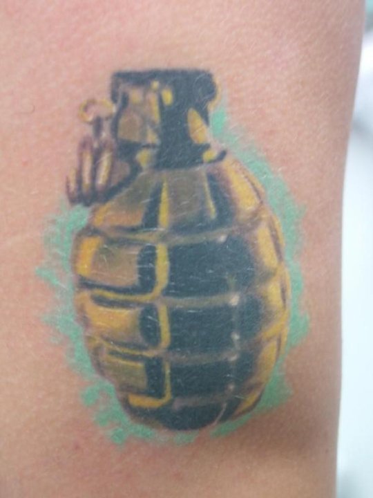 Grenade Tattoo 1