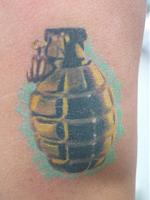 Grenade Tattoo 1
