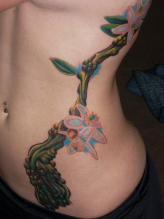 Orange Blossom Tattoo 1