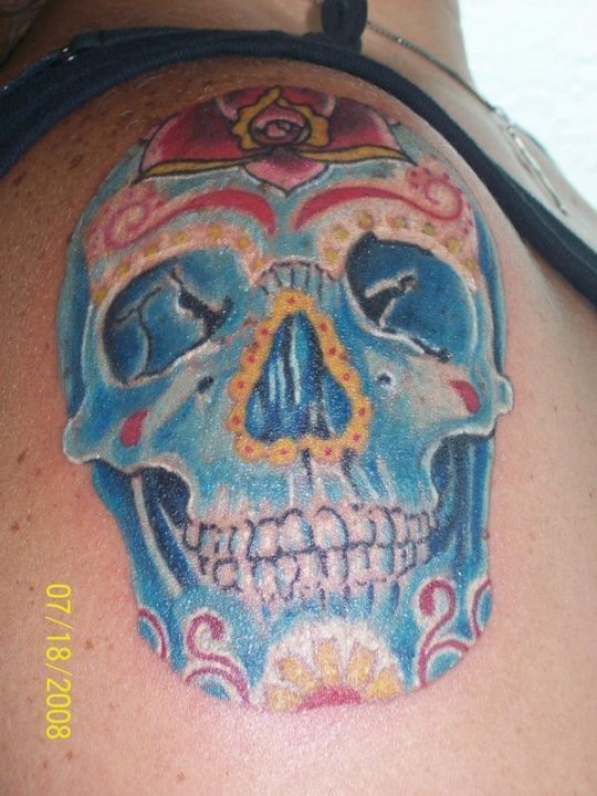 Sugar Skull Tattoo 1