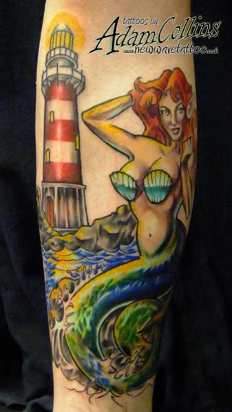 karls mermaid tattoo