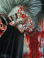 Portrait of Lenny by johnnyjinx 
 
This is my old boss Lenny.  He sings and beats himself bloody for the Besmirchers