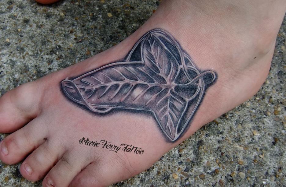Leaf Of Lorien Brooch Tattoo