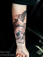 Skull and Bird