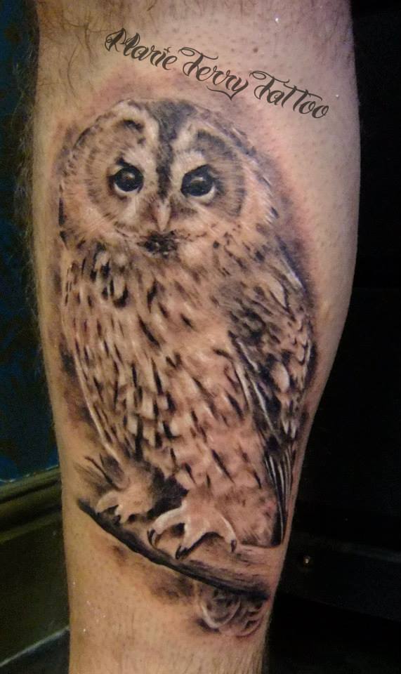 Tawny Owl Tattoo