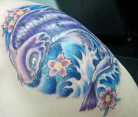 Purple shoulder Koi