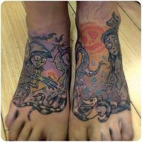 feet