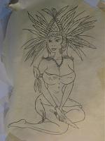 Aztec Pinup