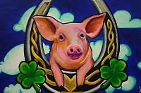 luckyu pig painting