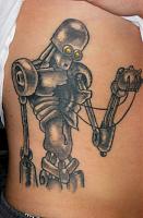 Healed pic of Robot from CD cover from a band , Silverberg ? I think was the name.