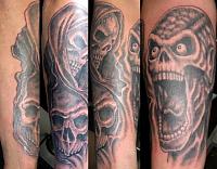 Skull, Reaper, Zombie