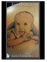 Dallas Tattoo Artist Kayden DiGiovanni  Skin Art Gallery TX color portrait baby