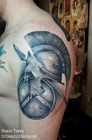 Spartan Armour Tattoo Fully Healed