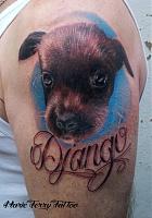 Puppy Portrait Tattoo