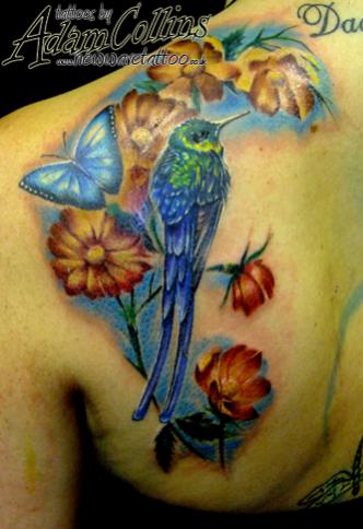sams bird tattoo by adam collins